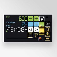 Apex locator with touchscreen