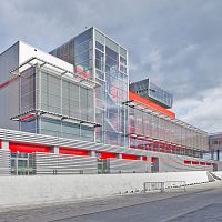 Steel facade system stainless steelscreeningsolar shading