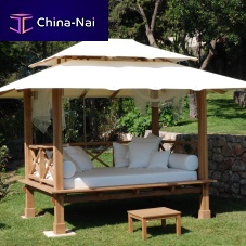 Canopy garden bed HONEYMOONdoublecontemporarywith lights