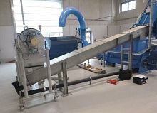 Screw conveyor inclinedtransportelectric drive