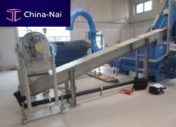 Screw conveyor inclinedtransportelectric drive