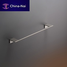 1-bar towel rack DET112wall-mountedstainless steelsatin