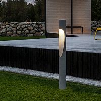 Urban bollard light FLINDTcontemporarycast aluminumLED