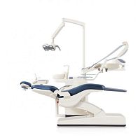 Dental unit with adjustable headrest MTZA-208Q8with hygiene systemwith delivery systemwith light