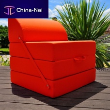 Contemporary pouf FJORDfabricsquaremodular