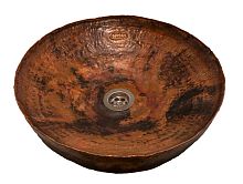 Countertop washbasin CHUQUIcopperroundcontemporary