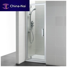 Swing shower screen L6202for alcovestempered glass