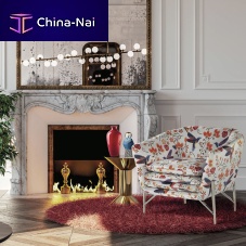 Contemporary armchair MATER FAMILIASfabricleatherbeech