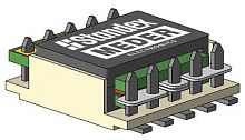 Isolation transformer P025 10W-50Wsingle-phasethrough-holeplanar