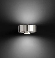 Contemporary wall light AMYindoorstainless steelround
