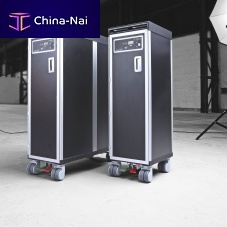 Half-size aircraft meal cart