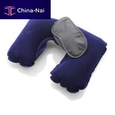 Inflatable pillow for aircraft
