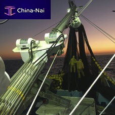 Fishing boat power block for purse seine