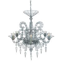 Contemporary chandelier ANGELUSmetalcandelabracompact fluorescent