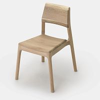 Contemporary chair The Stackairindooroakoak base