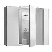 Bathroom mirror cabinet with built-in lighting BASICcontemporarywall-mounted