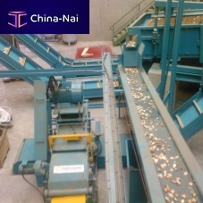 Metal detector for the wood industry
