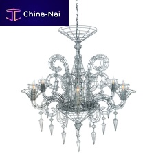 Contemporary chandelier ANGELUSmetalcandelabracompact fluorescent