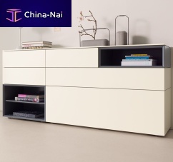 High sideboard CUBE CHANGE contemporarylacquered woodby Werner Aisslinger