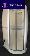Aircraft shower D-SHAPE