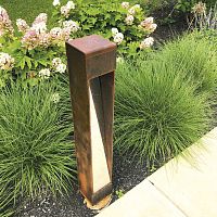 Garden bollard light BRIGHTurbancontemporarystainless steel