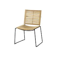 Contemporary chair BLACK BEOoutdoorTextilene®walnut