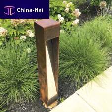 Garden bollard light BRIGHTurbancontemporarystainless steel