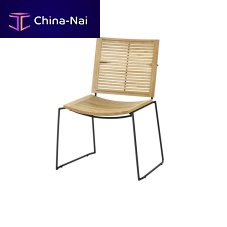 Contemporary chair BLACK BEOoutdoorTextilene®walnut