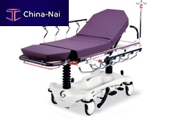 Gynecological stretcher trolley Gynnie transportmanualheight-adjustable