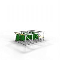 Storage transport rack ARG11transportfor gas bottles