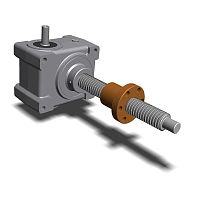 Rotating screw jack HR05 seriescubic