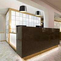 Hanging light fixture PIATTO 340surface-mountedLEDround