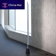 Floor-standing lamp Compendiumpainted steelextruded aluminumcontemporary
