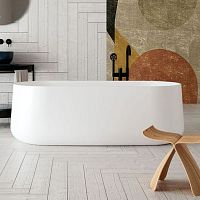 Oval bathtub MOONfree-standingfor homesprofessional