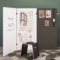 Contemporary stool BERGAMOwoolbeechplywood
