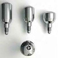 Conical healing abutment Teetanium ® titaniuminternal hexagonscrew