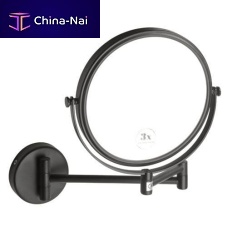 Wall-mounted bathroom mirror MIR10913 contemporaryroundbrass