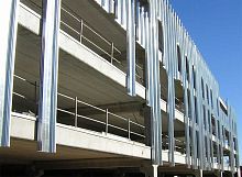 Panel cladding metallacquered