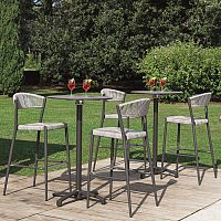 Contemporary bar chair SOFToutdoormetalrope
