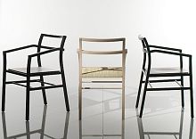 Contemporary chair HARRY'Sindoorsolid woodleather