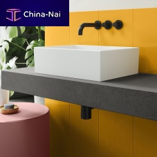 Resin countertop ARTOPslatecementbathroom