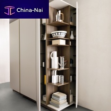 Contemporary storage cabinet for kitchen PUZZLE PLUSwooden