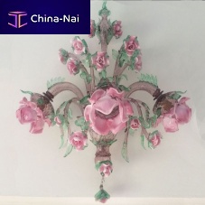 Traditional wall light ROSETO APindoorblown glasscrystal