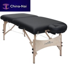 Mechanical massage table Stronglite Classic Deluxeportablewith headrestwith adjustable height backrest