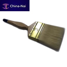 Flat paint brush PB1047with wooden handle