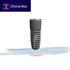 Cylindrical dental implant SBItitaniuminternal hexagonstraight