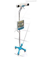 Knee prosthesis positioning surgical navigation system optical