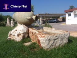 Garden fountain publicnatural stone