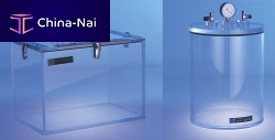 Glass frame vacuum chamber max. 762 x 762 x 102 mm