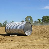 Metal channeling HEL-COR®steelgalvanised steelfor drainage systems